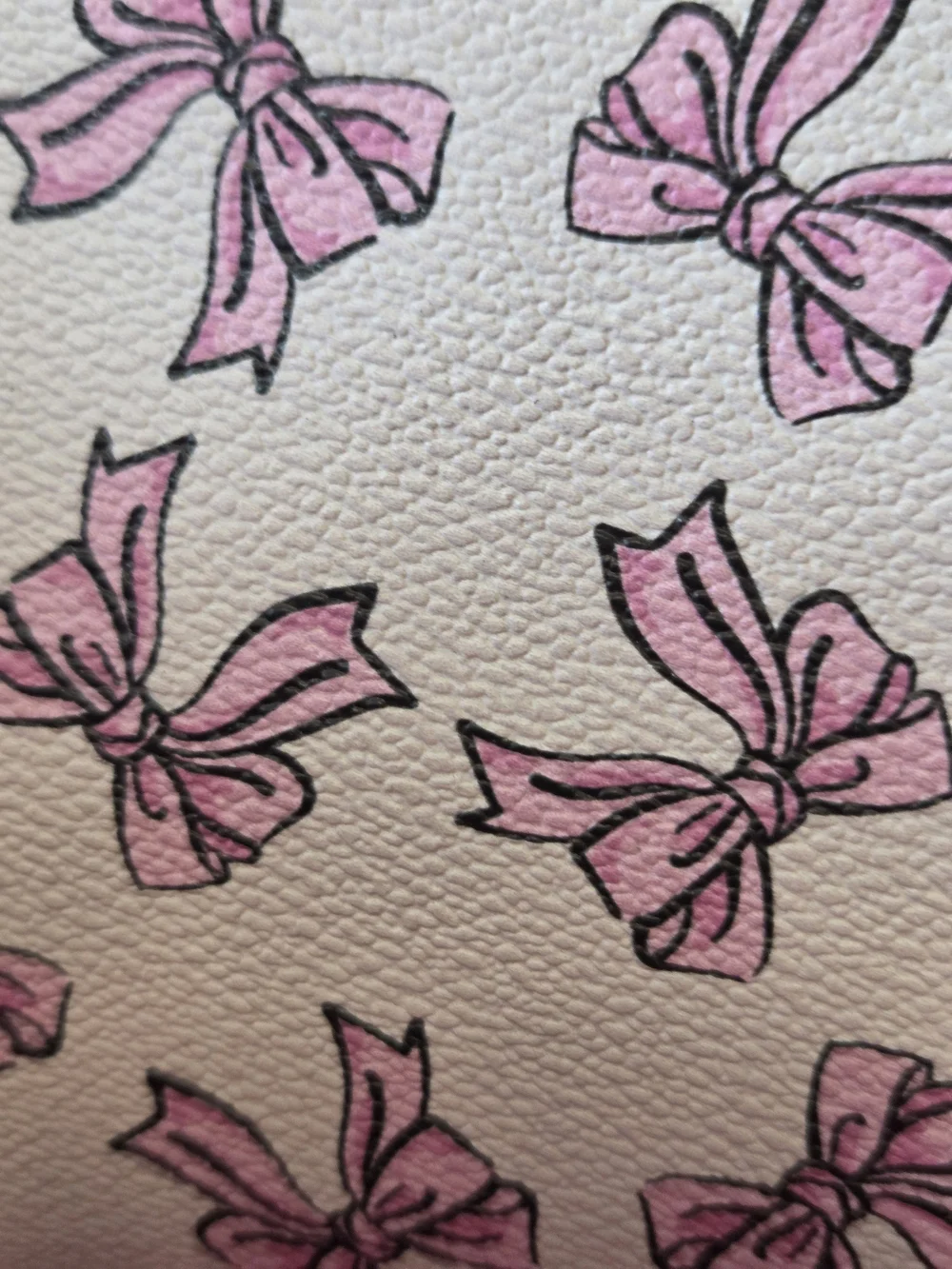 Pretty Pink Bow Tie Travel Bag Pin And Notebook